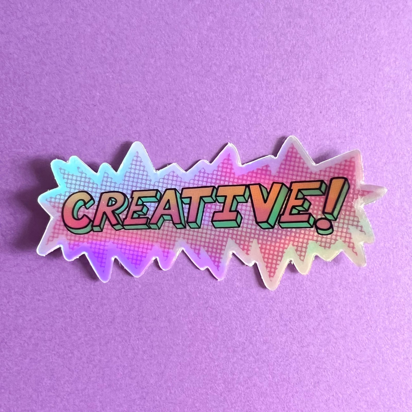 Holographic Creative! Sticker