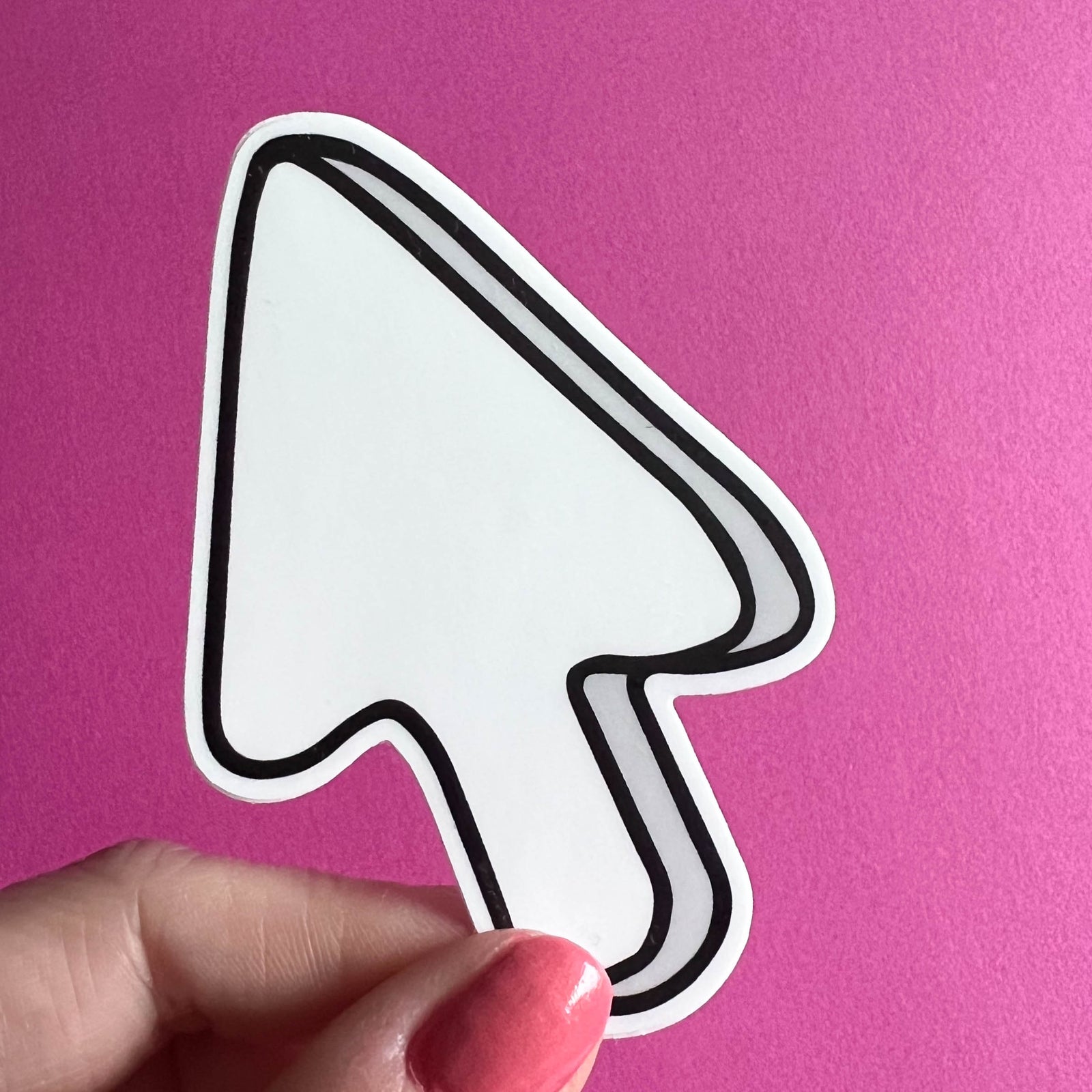 Marshmallow Cursor Sticker