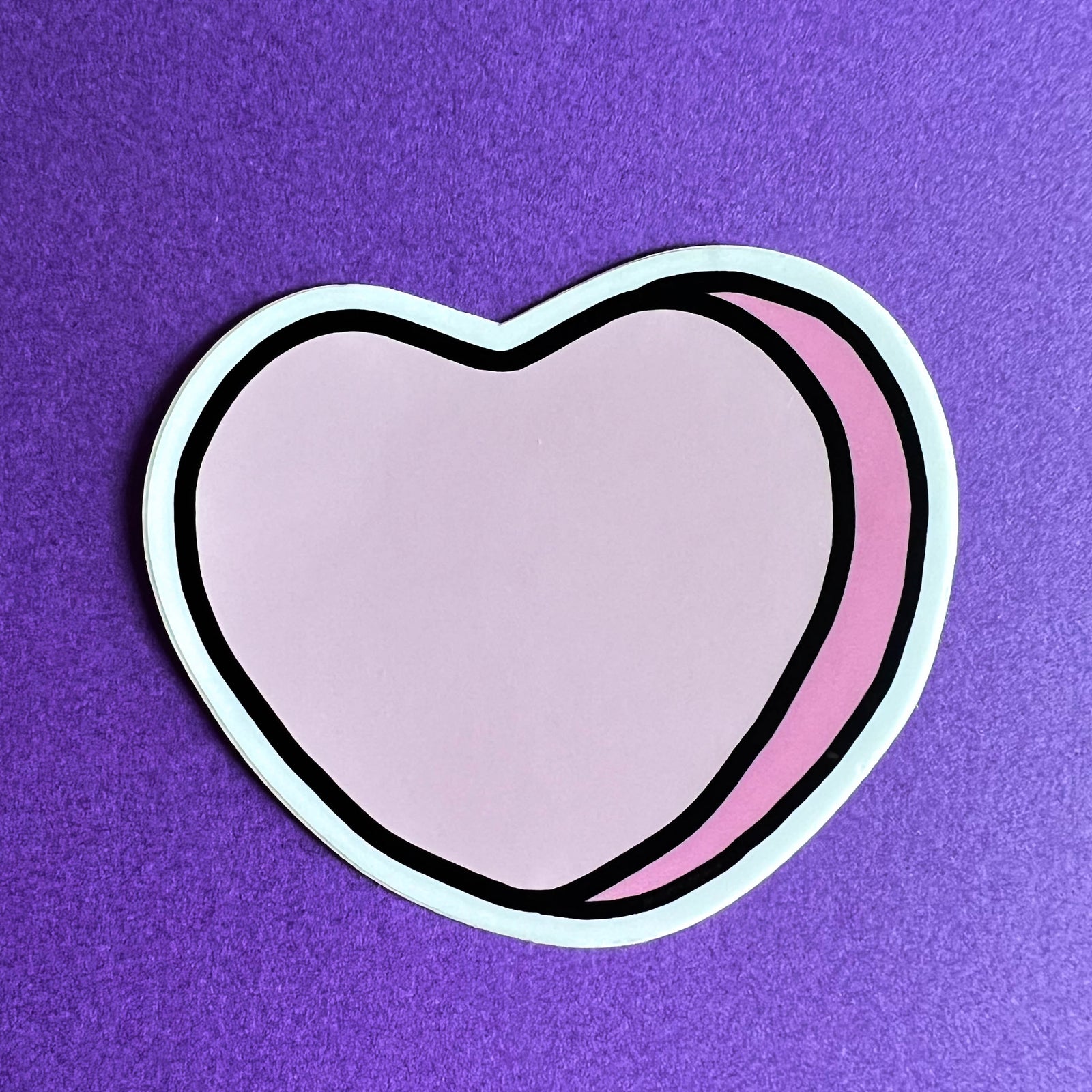 Marshmallow Heart Sticker