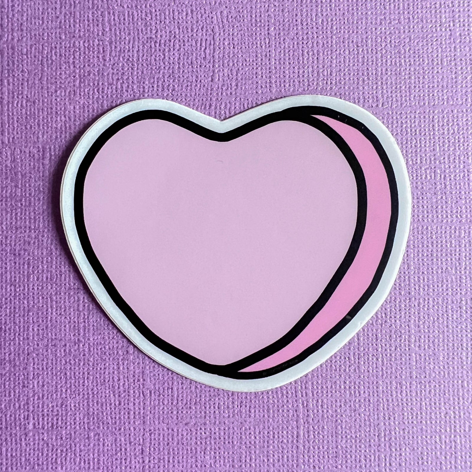 Marshmallow Heart Sticker