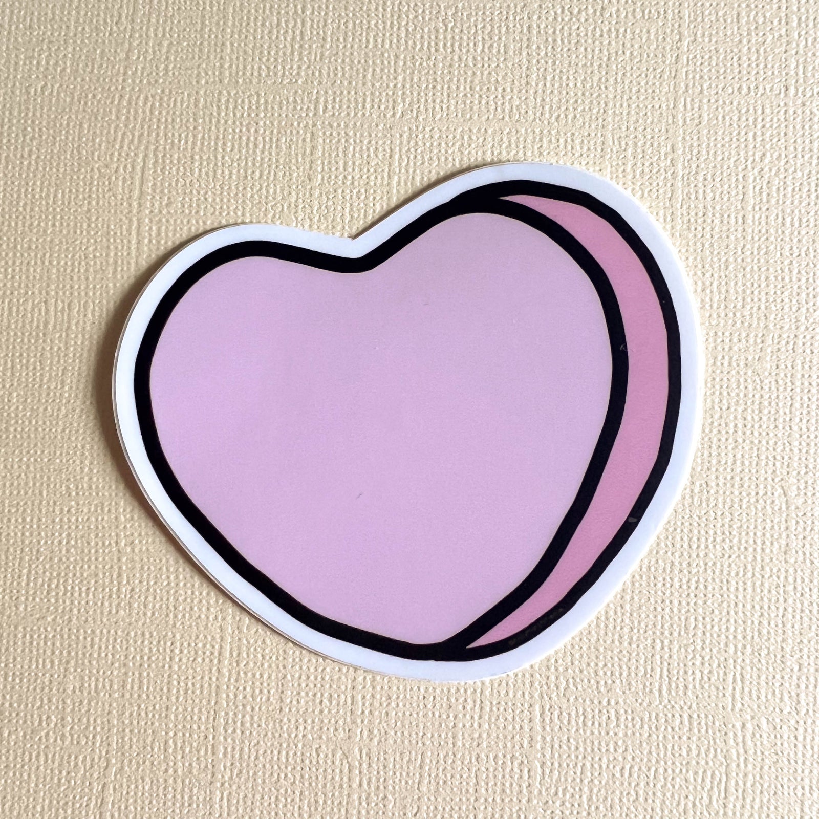 Marshmallow Heart Sticker