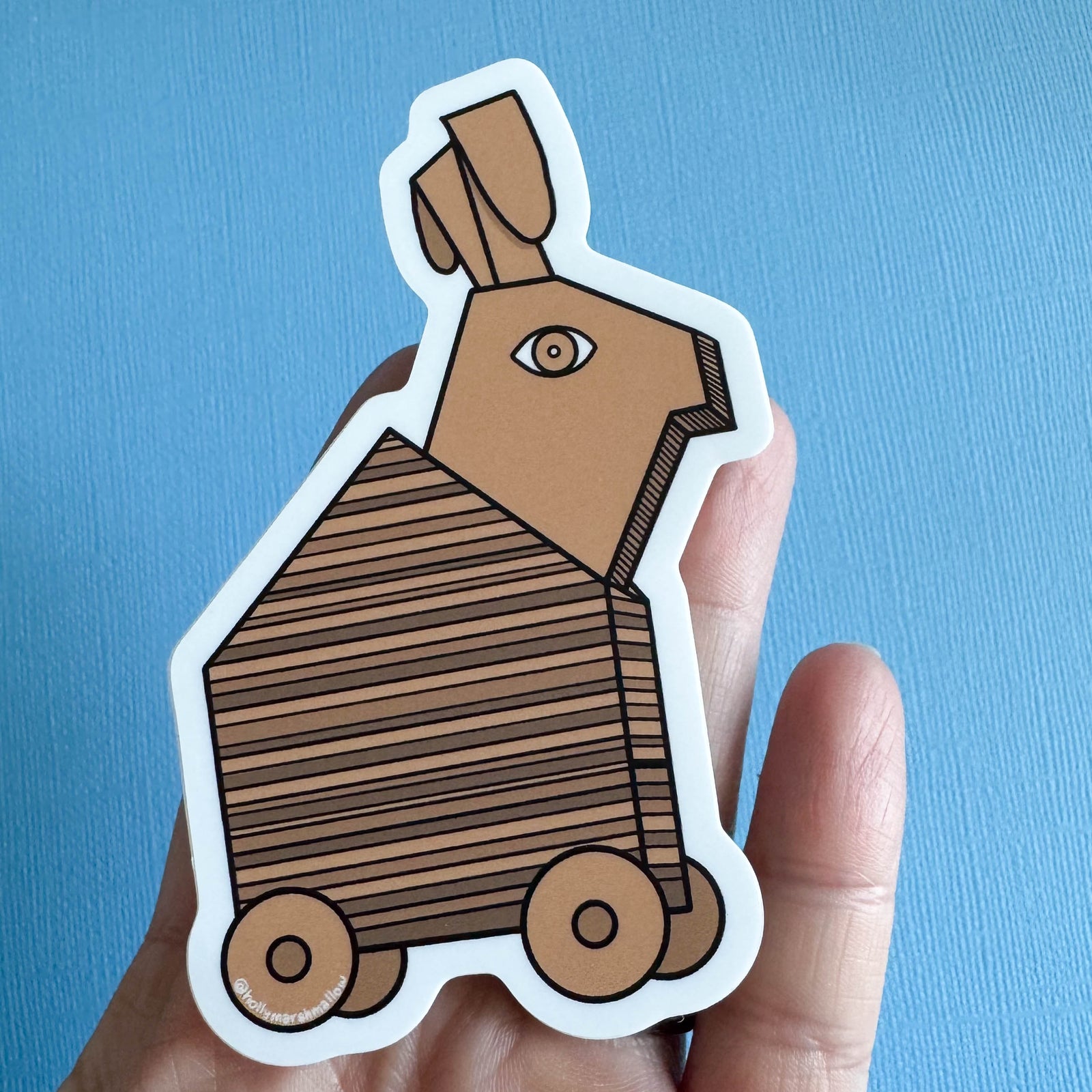 Trojan Rabbit Sticker