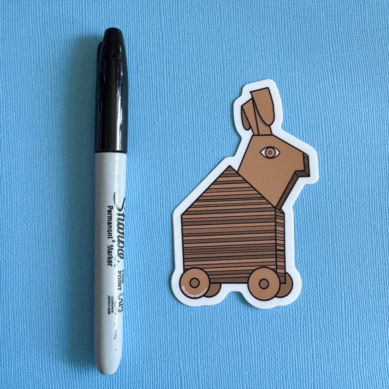 Trojan Rabbit Sticker