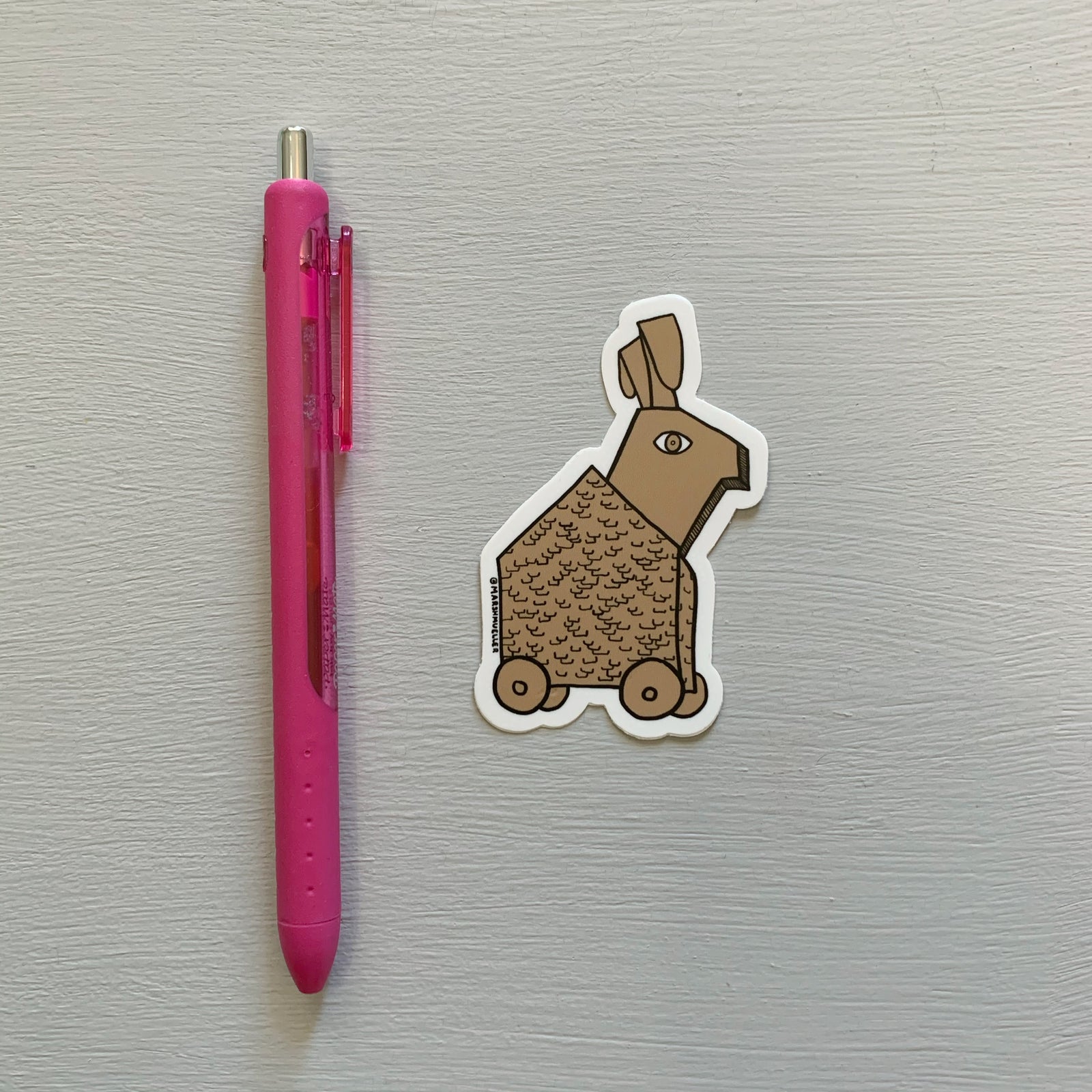 Trojan Rabbit Sticker