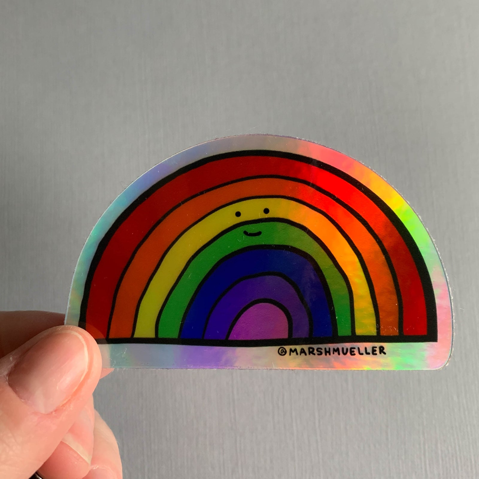 Holographic Rainbow Sticker