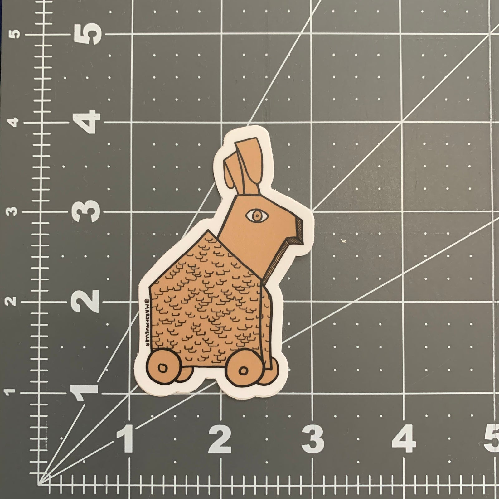Trojan Rabbit Sticker