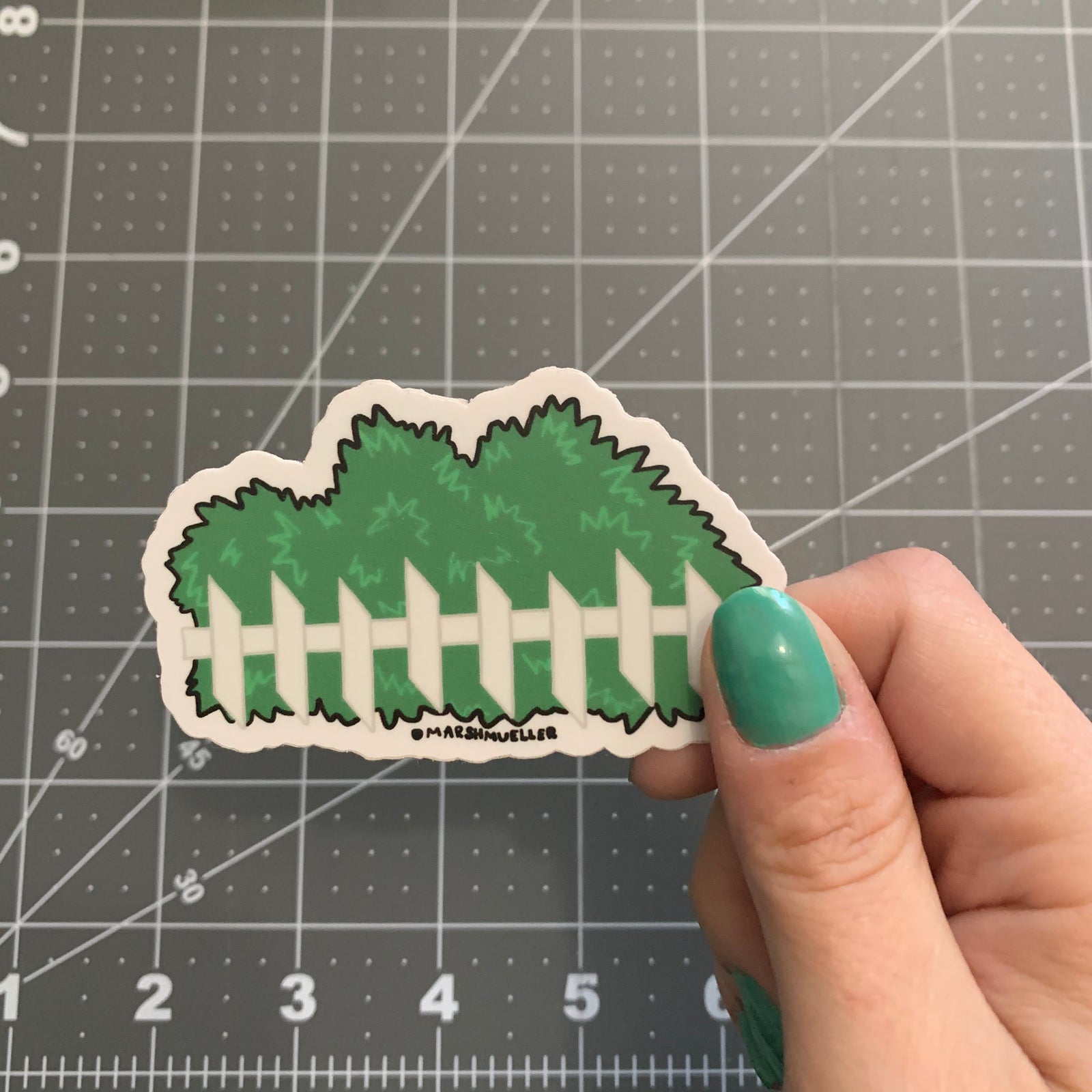 Shrubbery Sticker