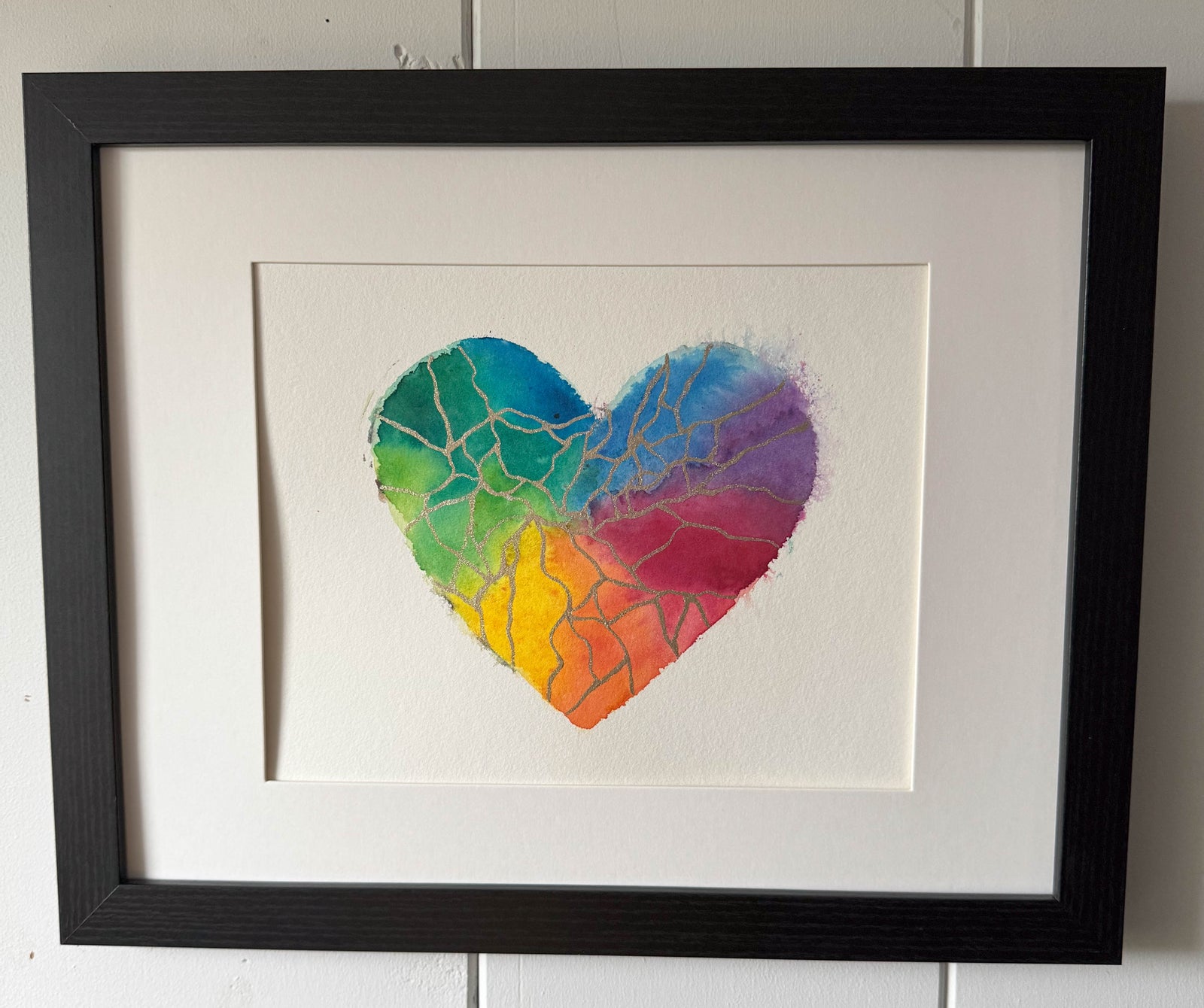 My Heart on Display: Celebrating 100 Watercolor Hearts and My First Art Show!