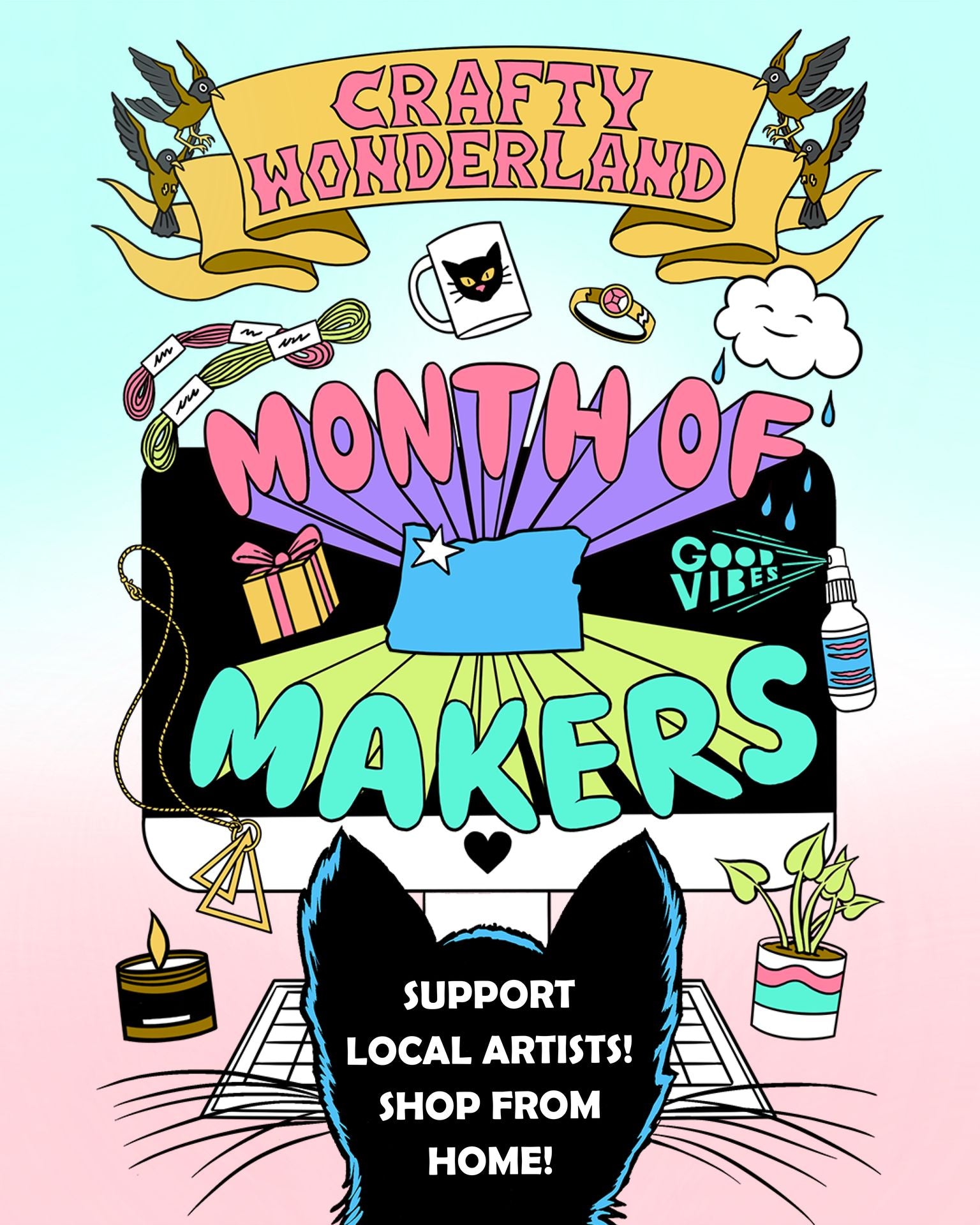 THIS SATURDAY :: Crafty Wonderland's November Virtual Market!