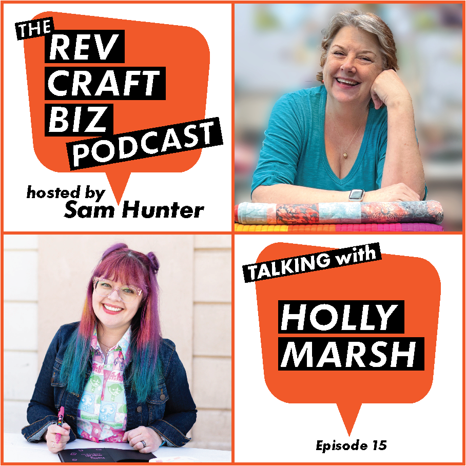 Starts, Stops, and Pivots on the Rev Craft Biz Podcast with Sam Hunter