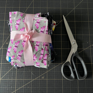 Purple Fabric Scrap Bundle No. 3