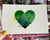 Find My Way - Original Painting #43 - 4x6 Green/Blue/Gold