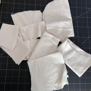 Natural Solid Fabric Scrap Bundle No. 1 - 5.1 oz.