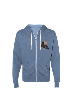 Hey You Guys French Zippered Hoodie - hollymarshmallow