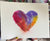 Hot Sugar - Original Painting #60 - 9x12 Pink/Orange/Yellow/Silver