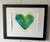 Alive and Kicking - Original Painting #67 - 9x12 Green/Teal/Gold