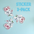And There Was Much Rejoicing Sticker 3-Pack