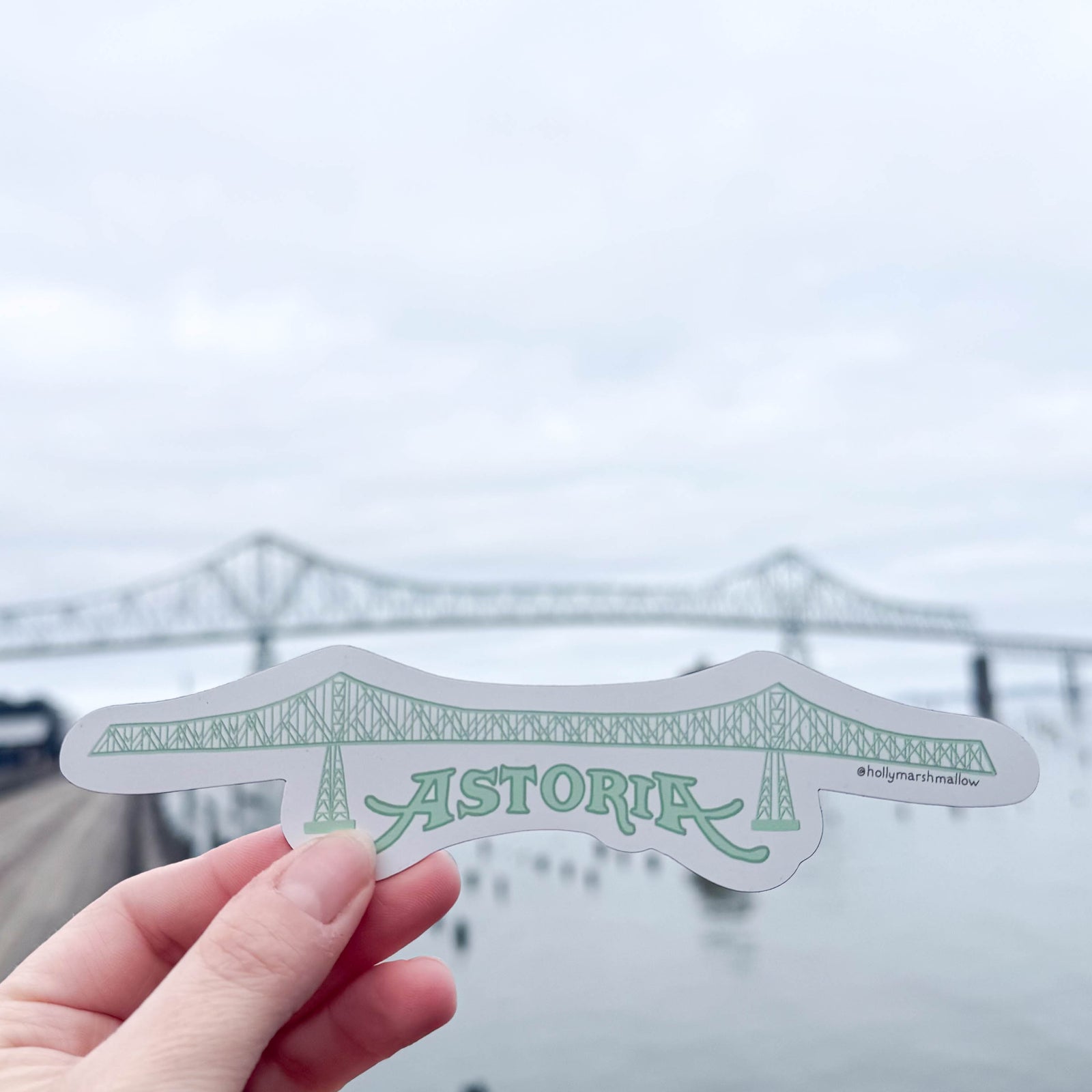 Astoria Megler Bridge Magnet