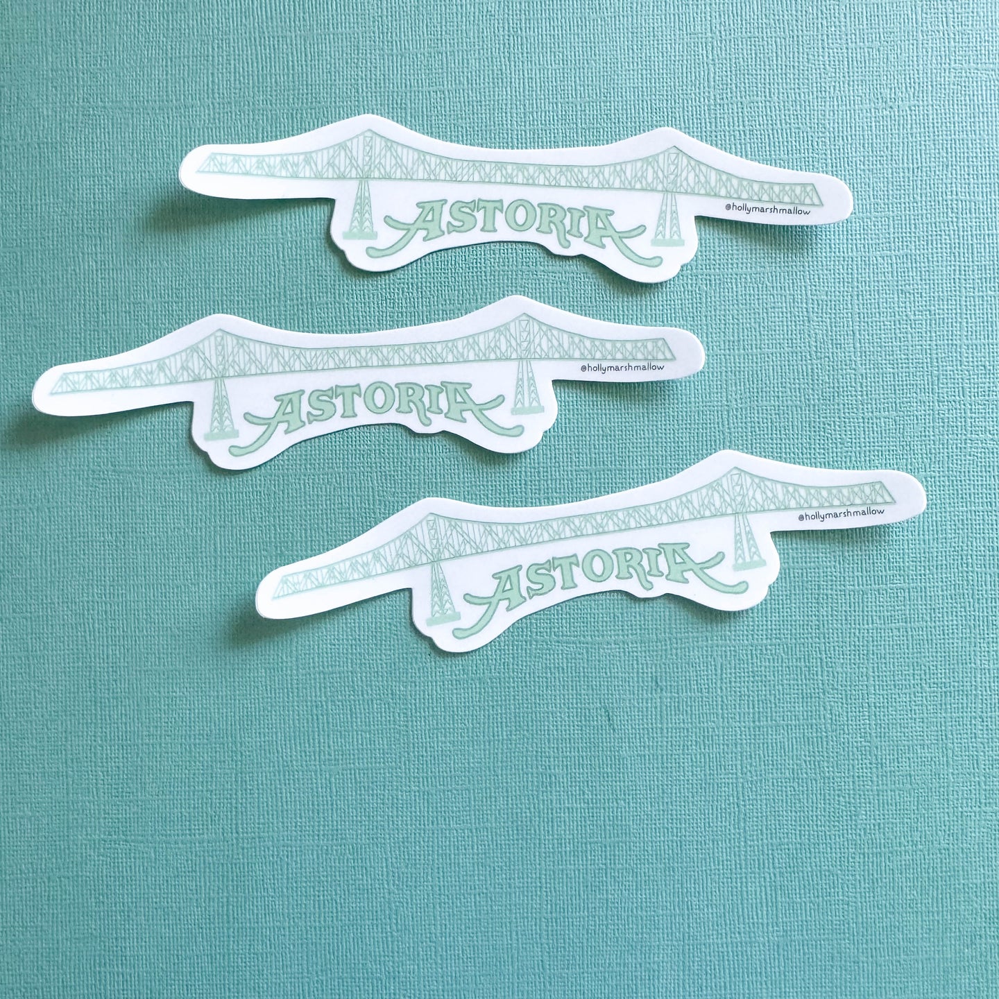 Astoria Megler Bridge Sticker 3-Pack