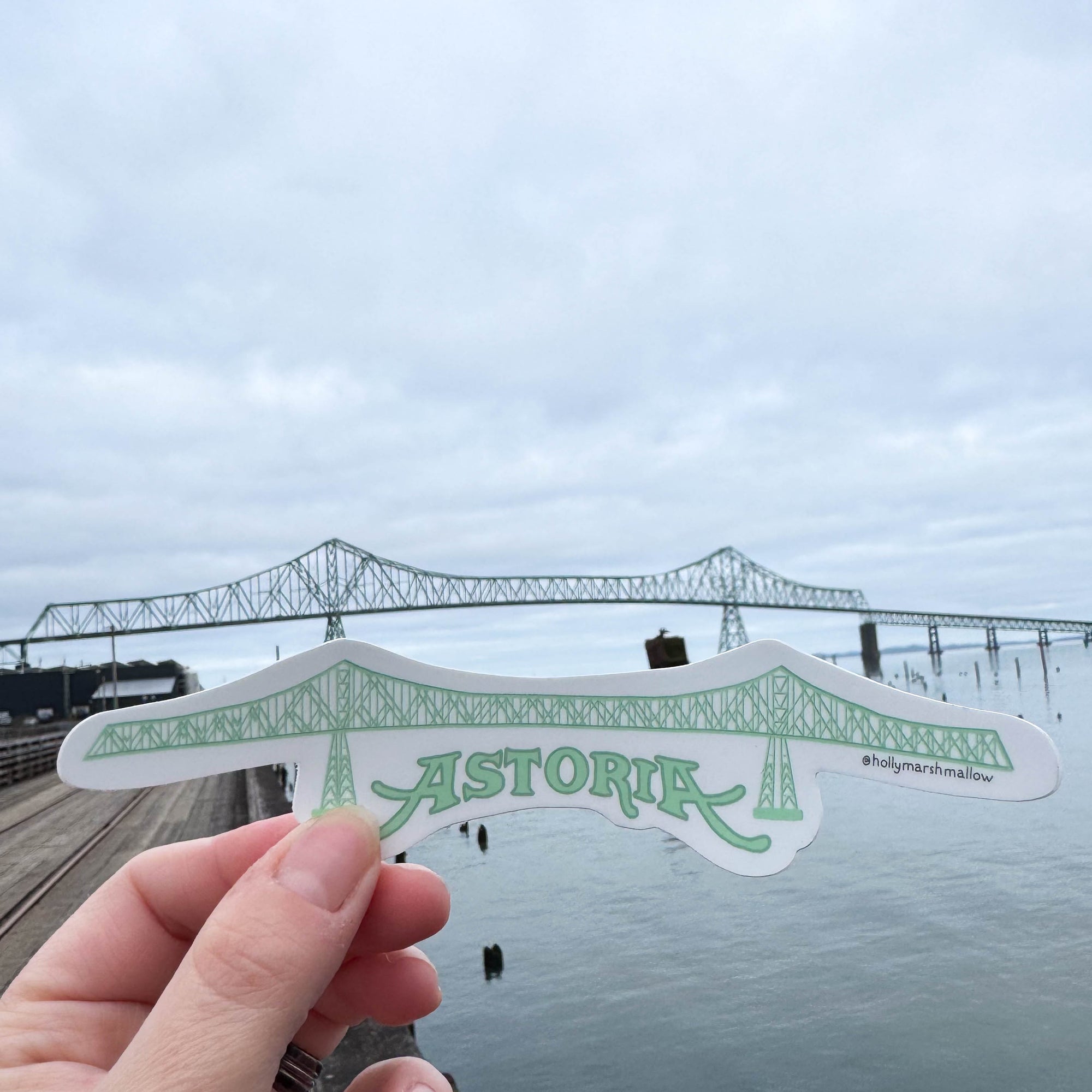 Astoria Megler Sticker