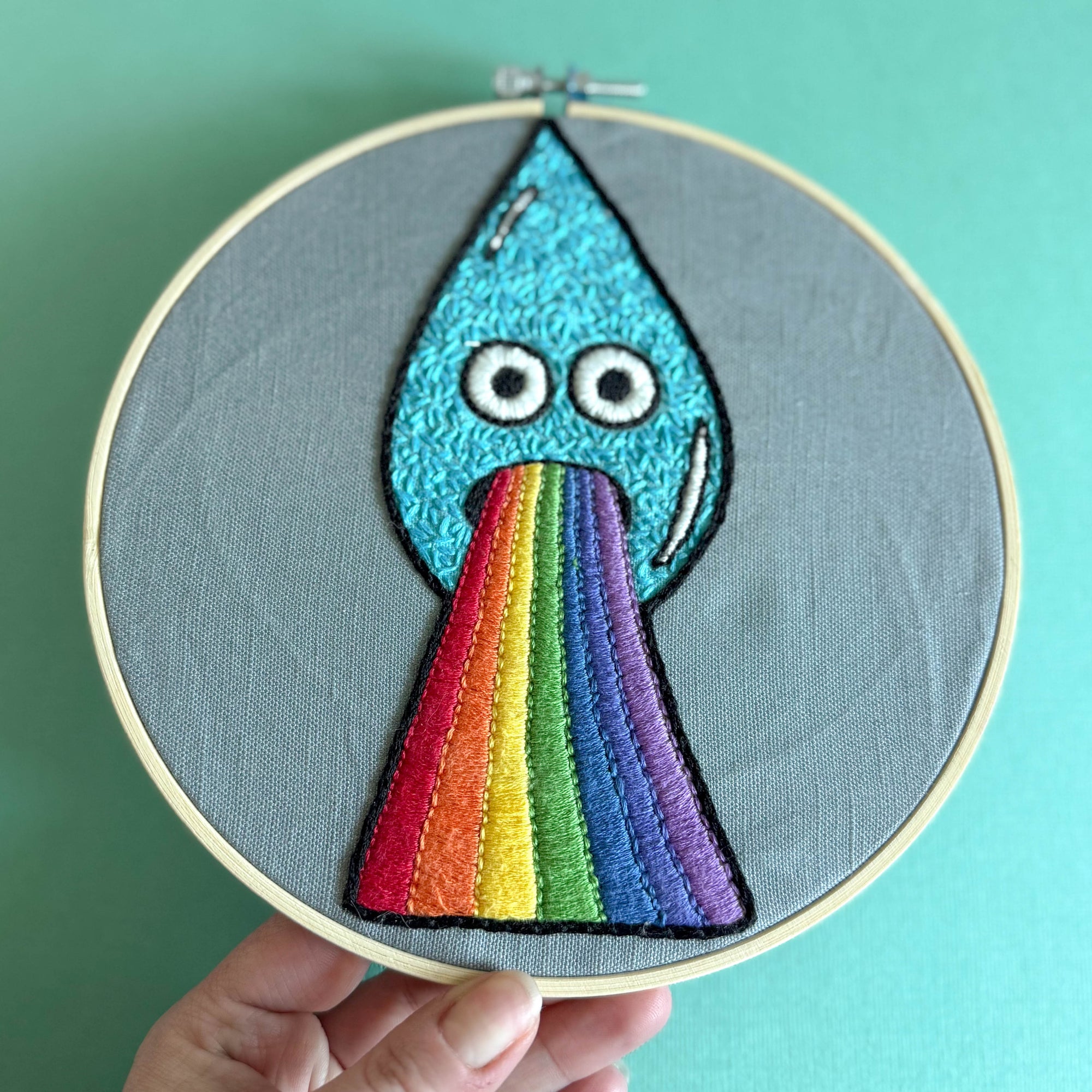 Barfing Raindrop Embroidery Kit