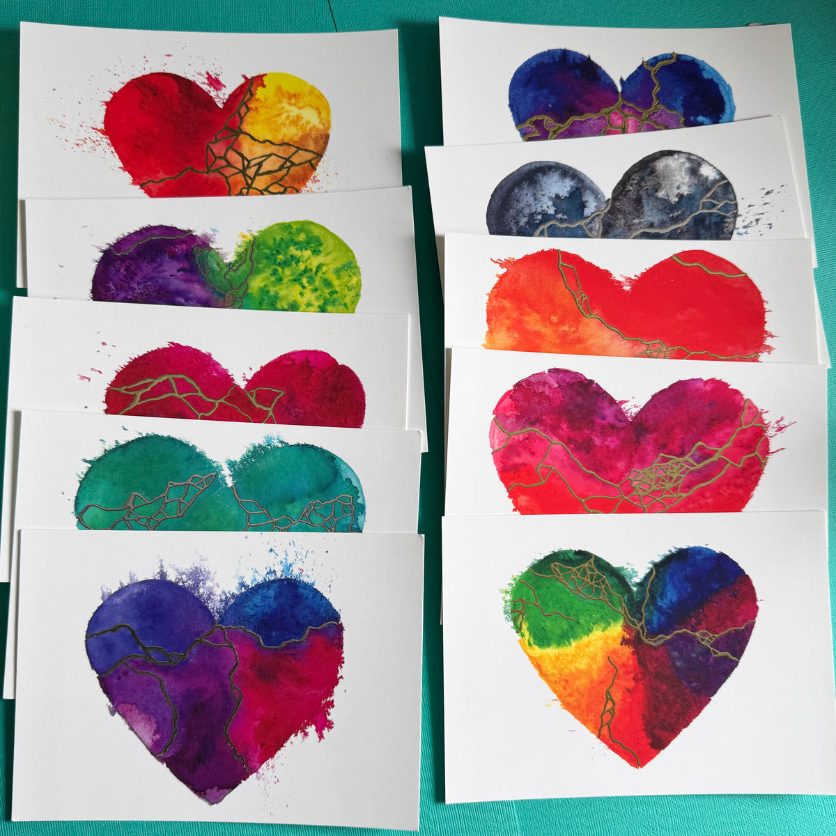 Bougie Foil Postcard