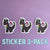 Colorful Faerie Fire Dragon Sticker 3-Pack