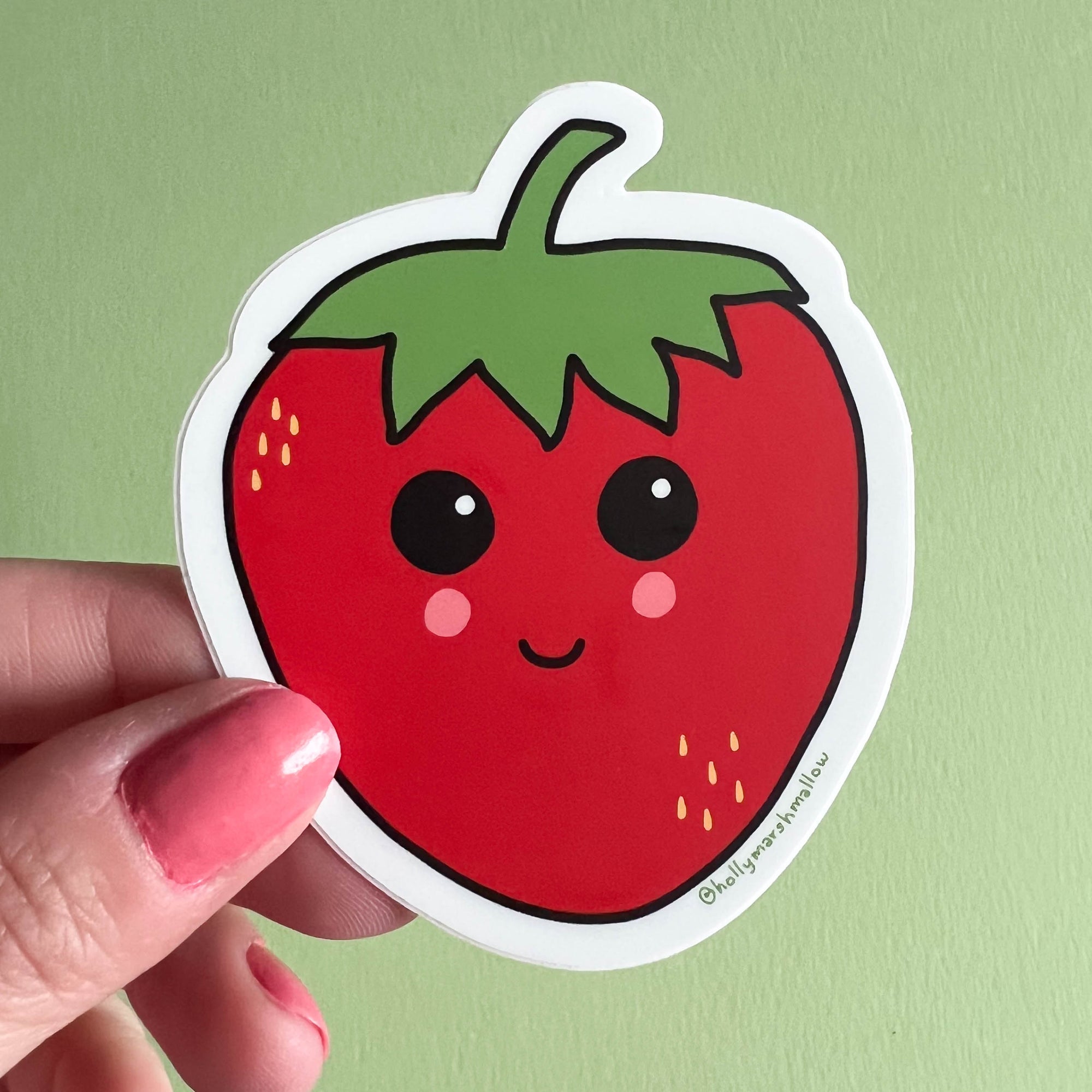 Cute Strawberry Sticker