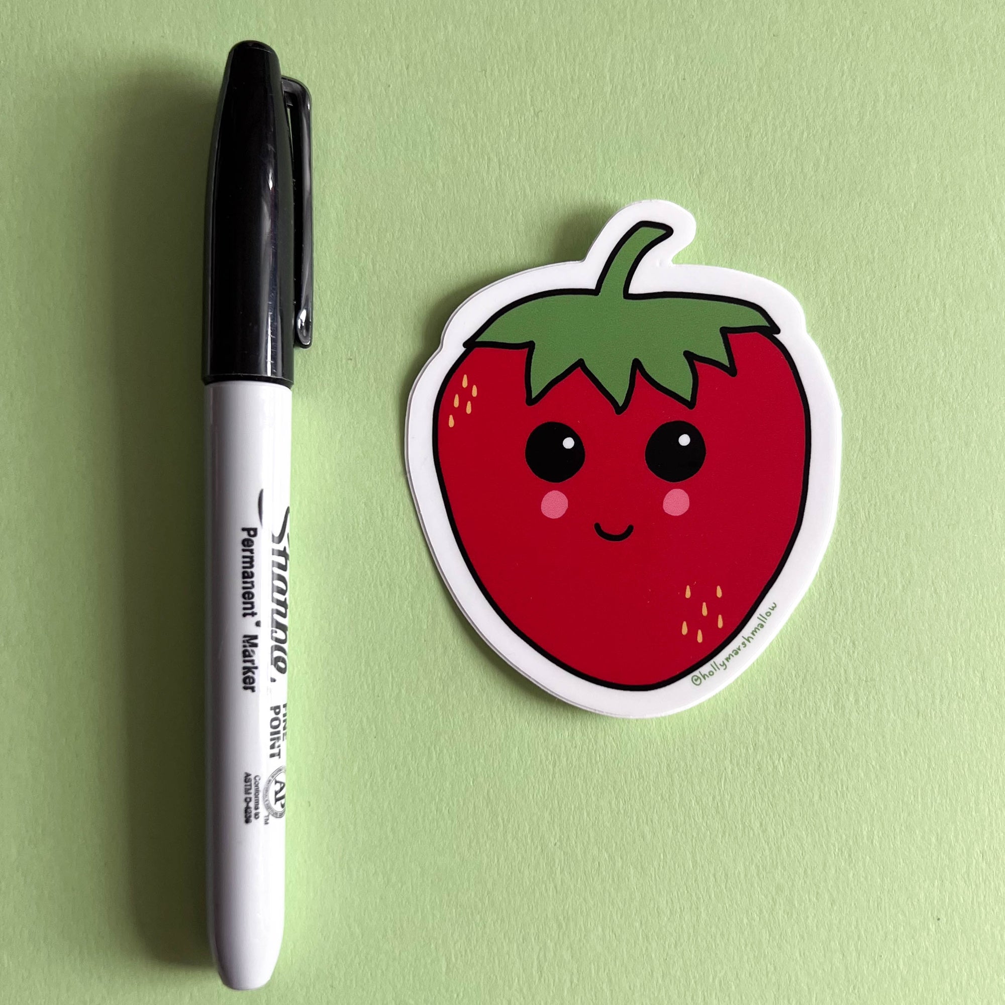 Cute Strawberry Sticker