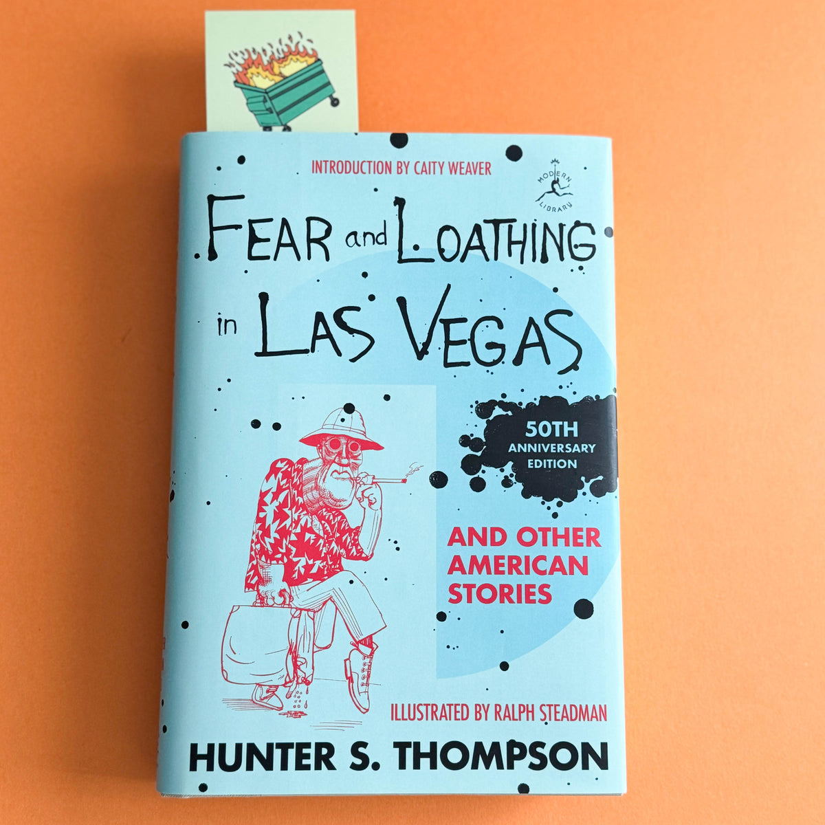 Dumpster Fire Bookmark