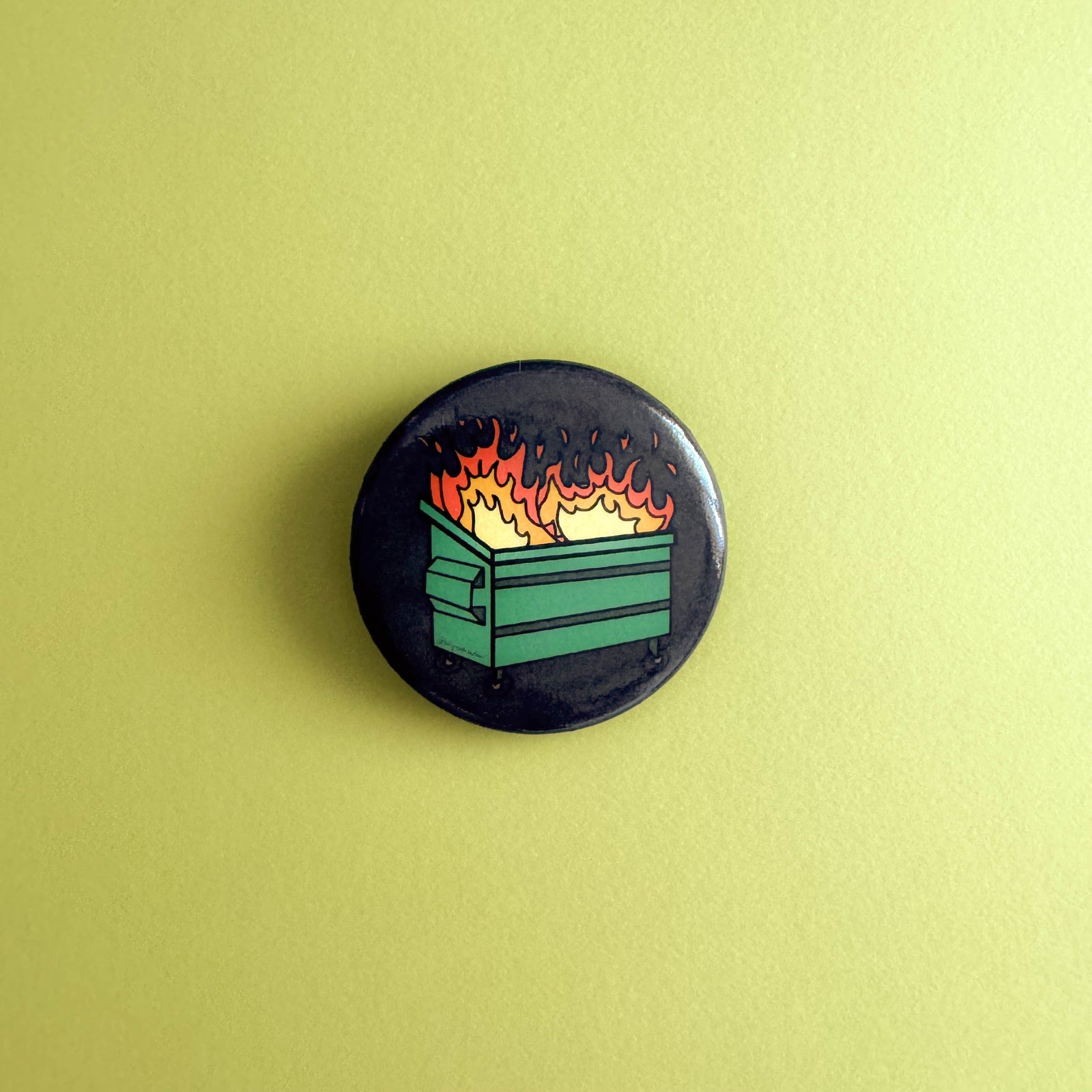 Dumpster Fire Button