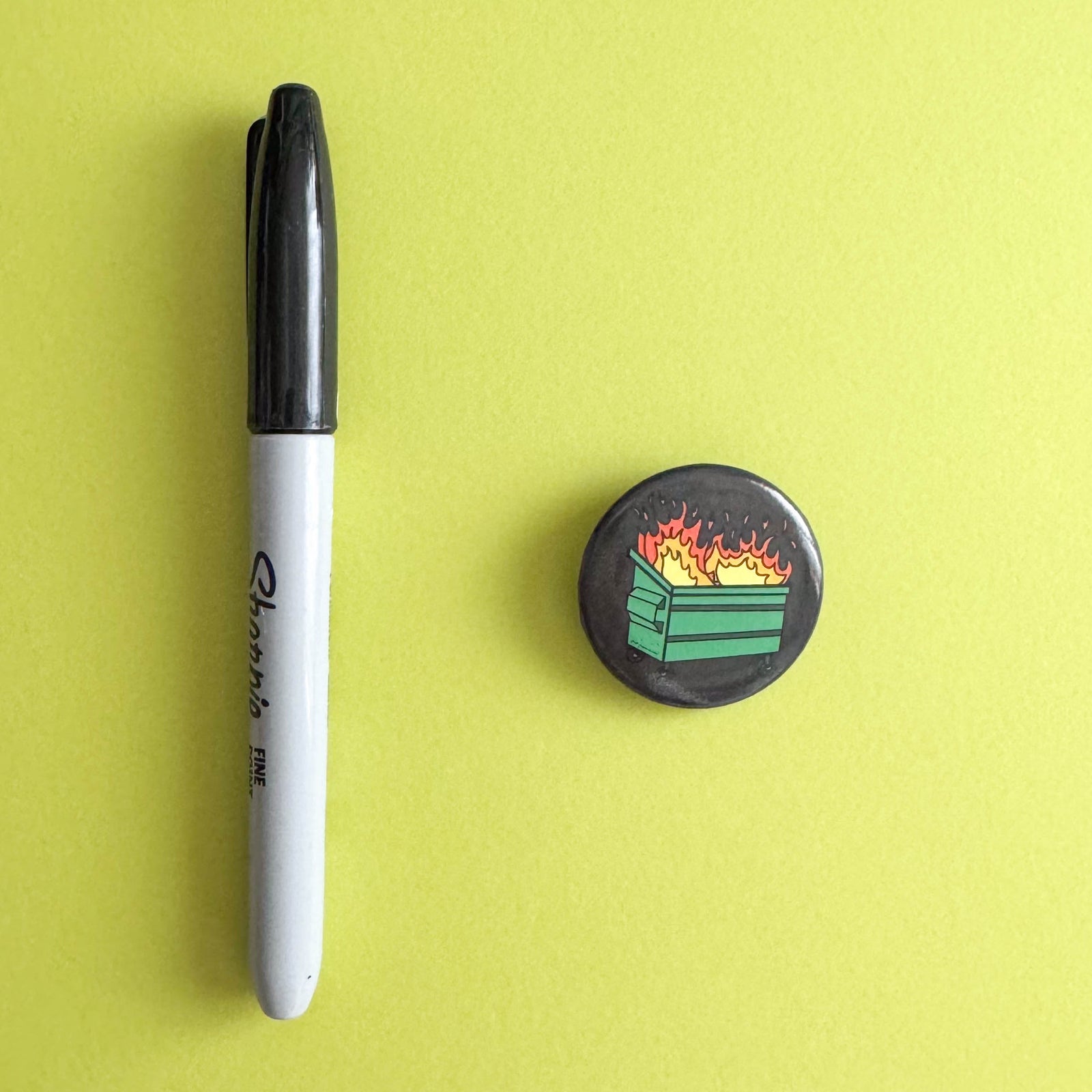 Dumpster Fire Button