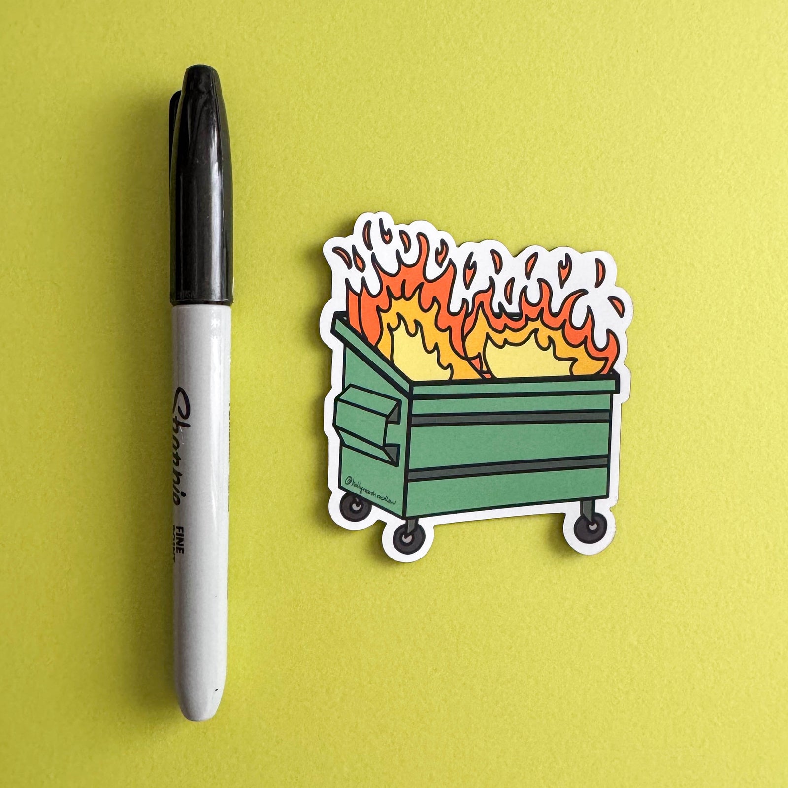 Dumpster Fire Magnet