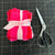 Red + Pink Solids Fabric Scrap Bundle No. 1 - 9 oz.