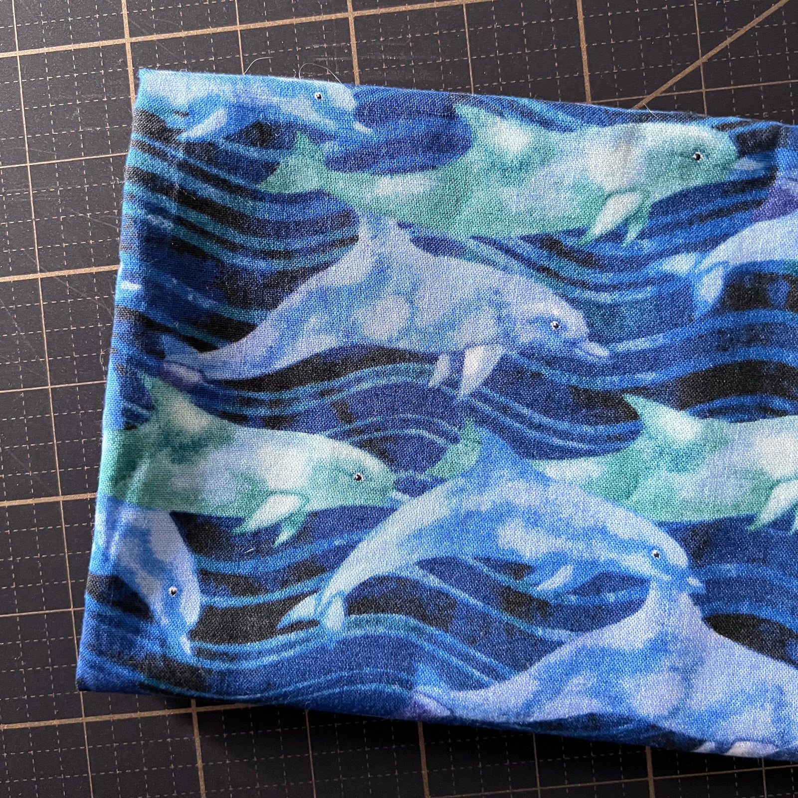 Dolphins by Paul Brent for Robert Kaufman - 1/2 yard