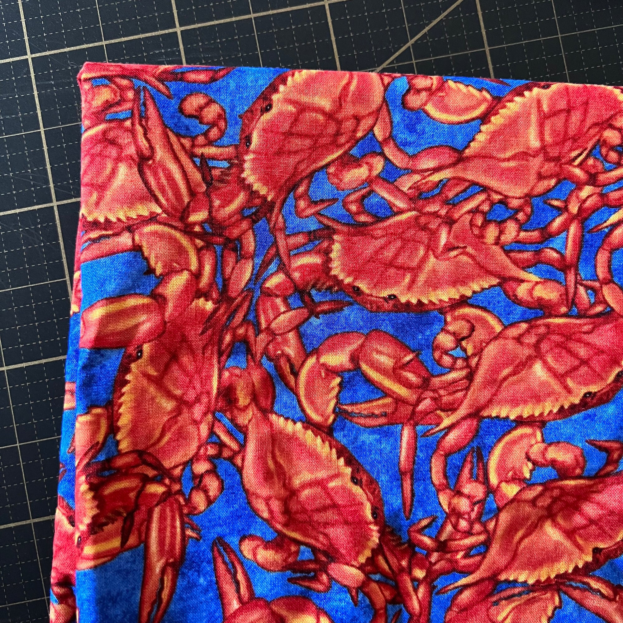 Fresh Catch Lobster Fabric by Paul Brent for Northcott -  7/8 yard