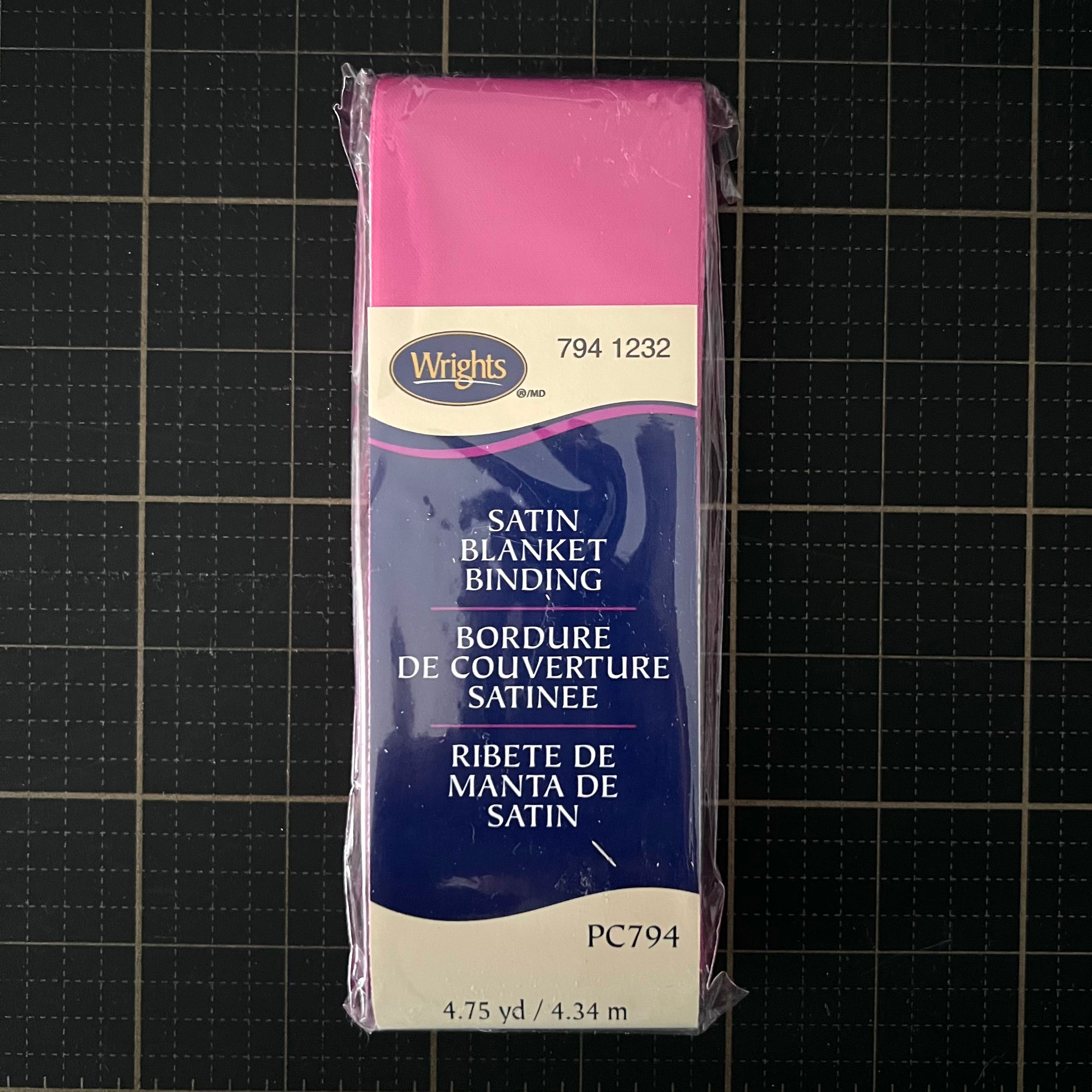 Satin Blanket Binding - Hot Pink