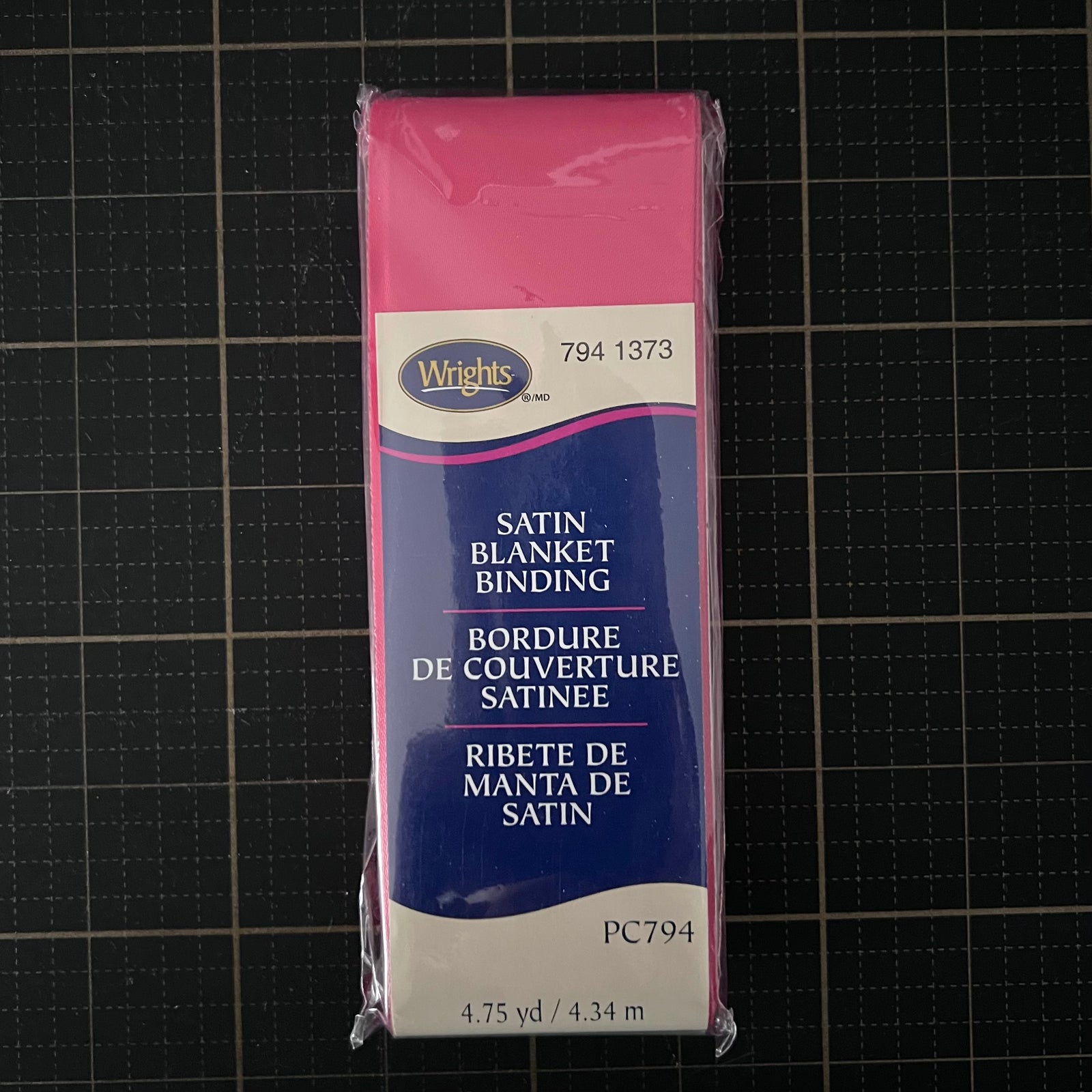 Satin Blanket Binding - Party Pink