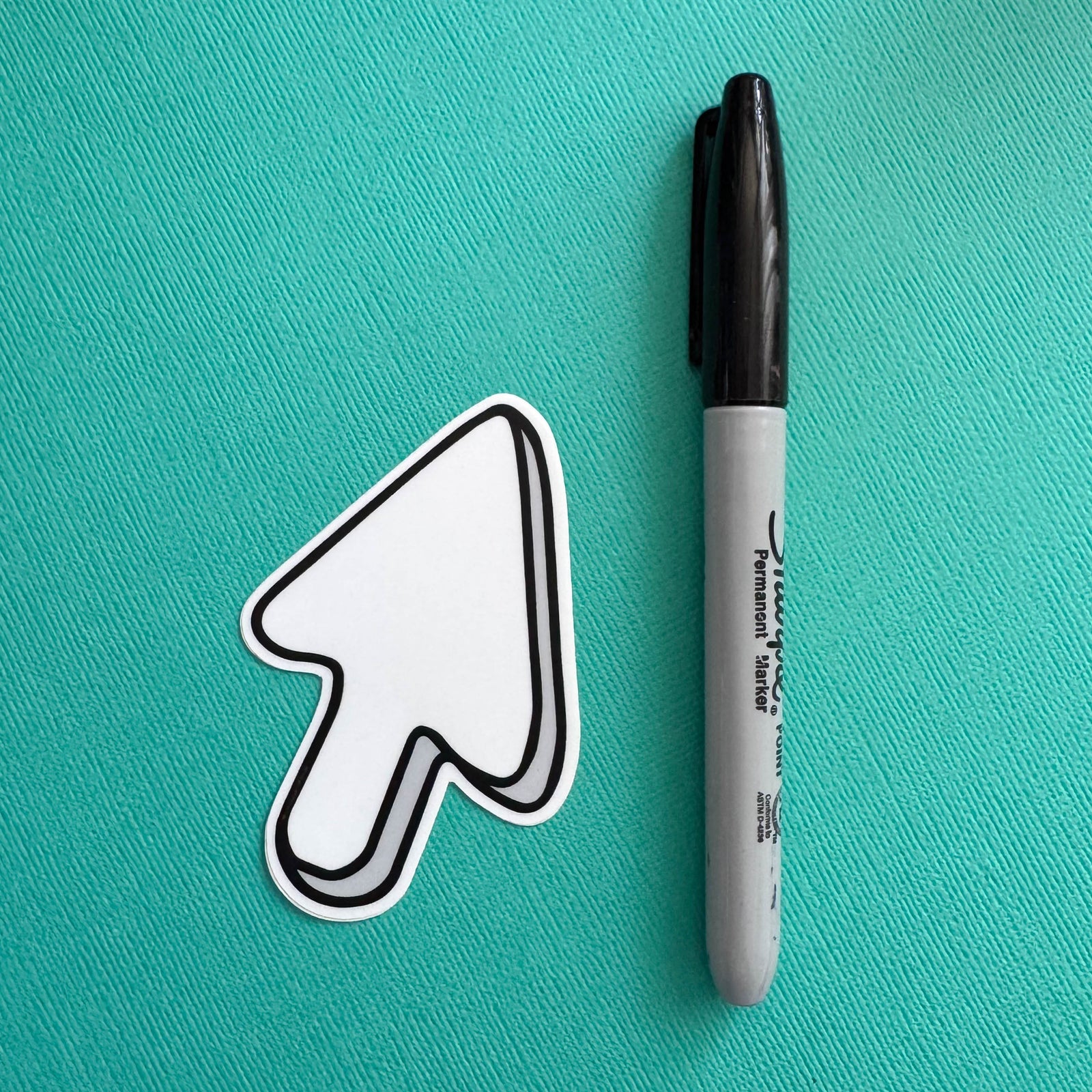 Marshmallow Cursor Sticker