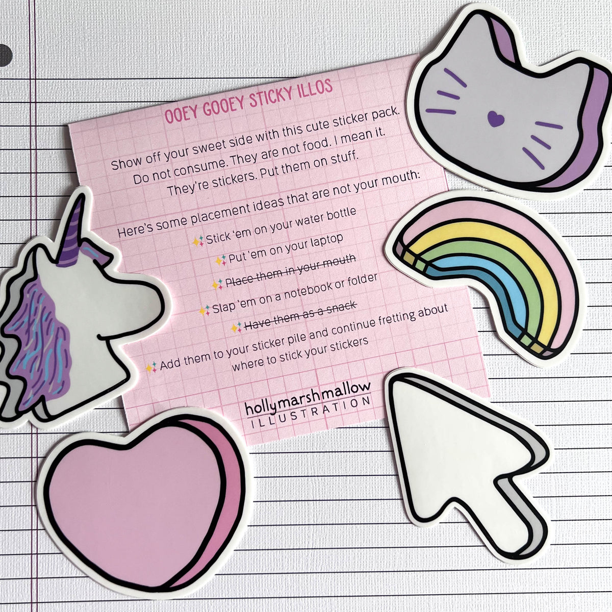 Marshmallow Sticker Pack