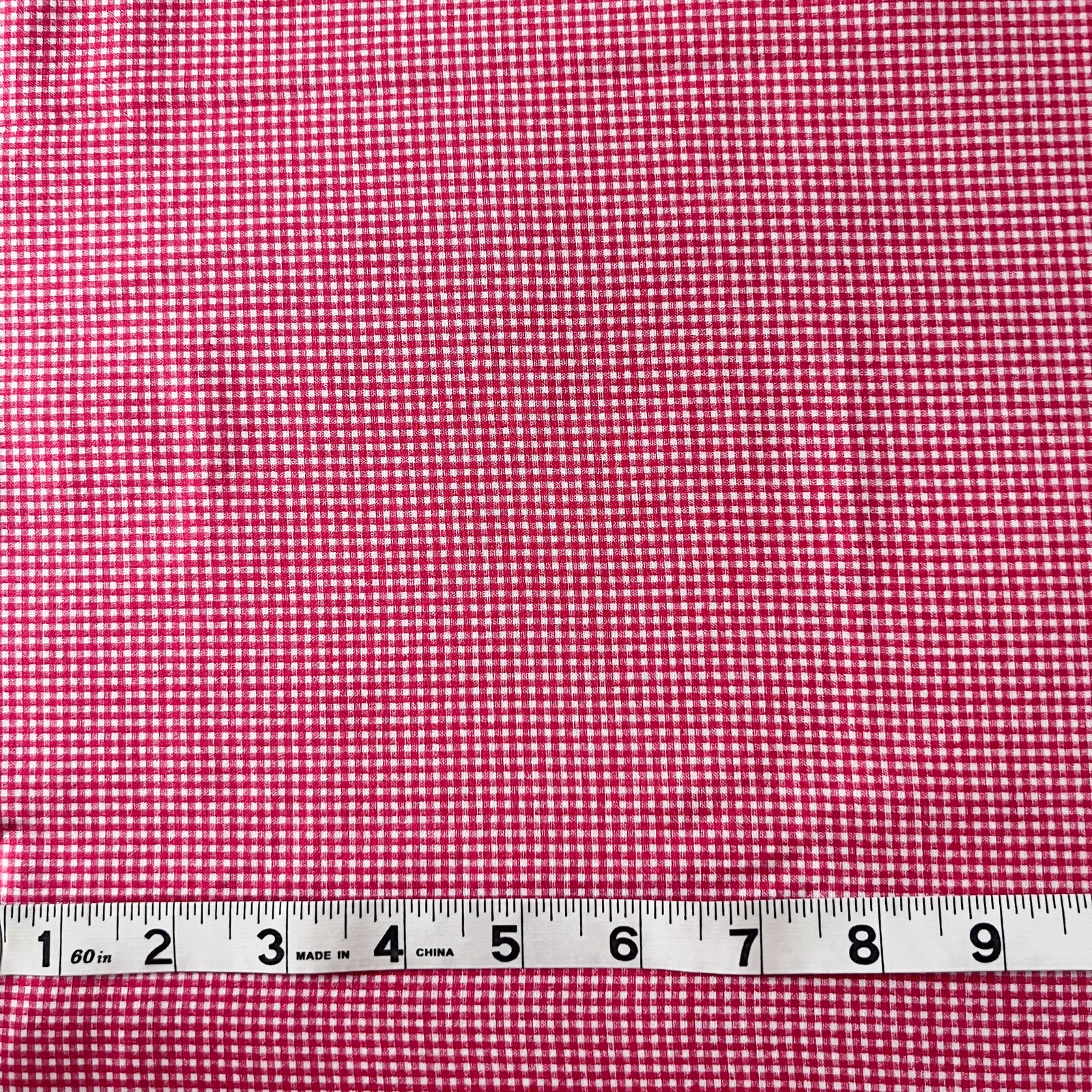 Tiny Gingham in Red by Lecien - 1 Yard
