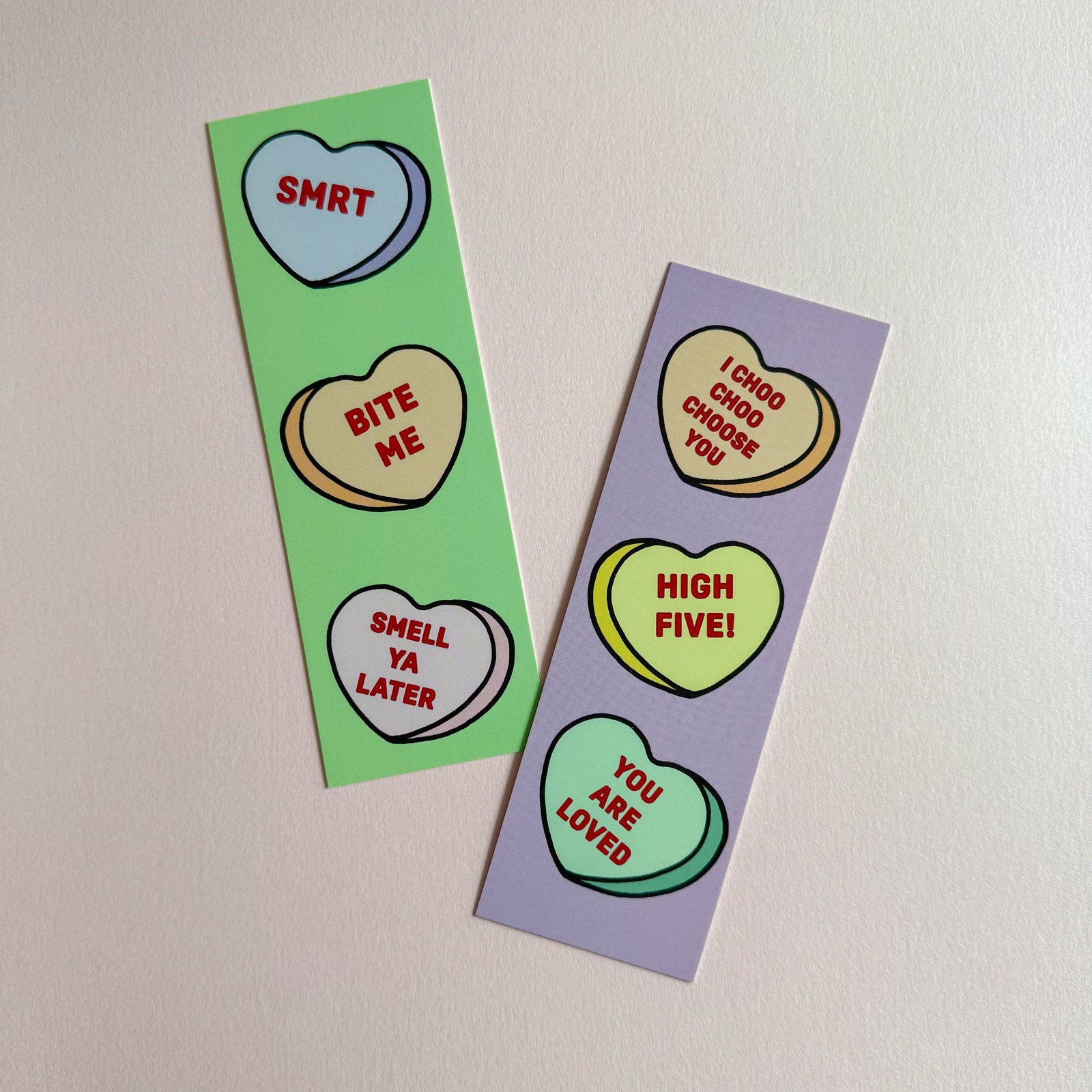 Convo Hearts Bookmark Bundle
