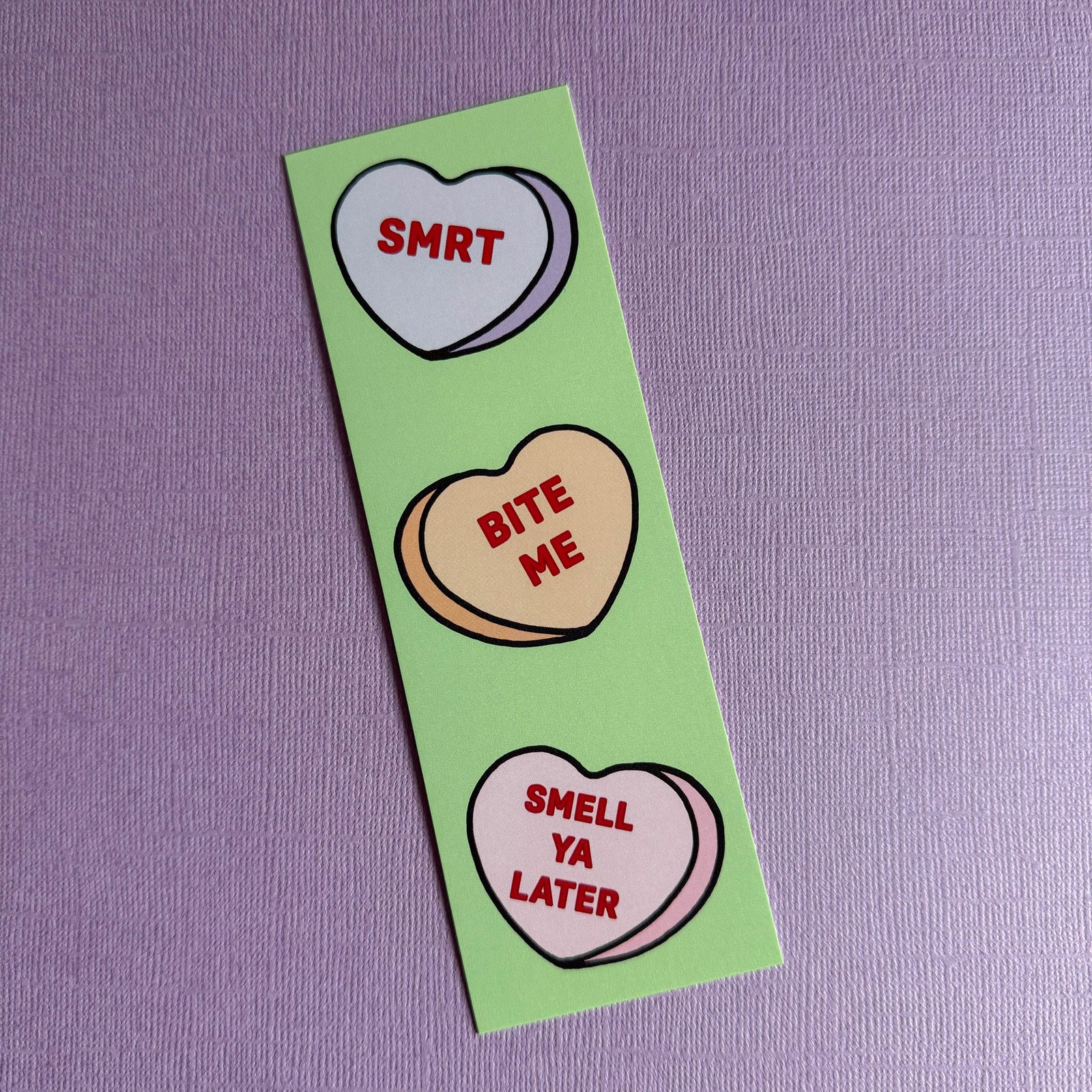 Snarky Hearts Bookmark