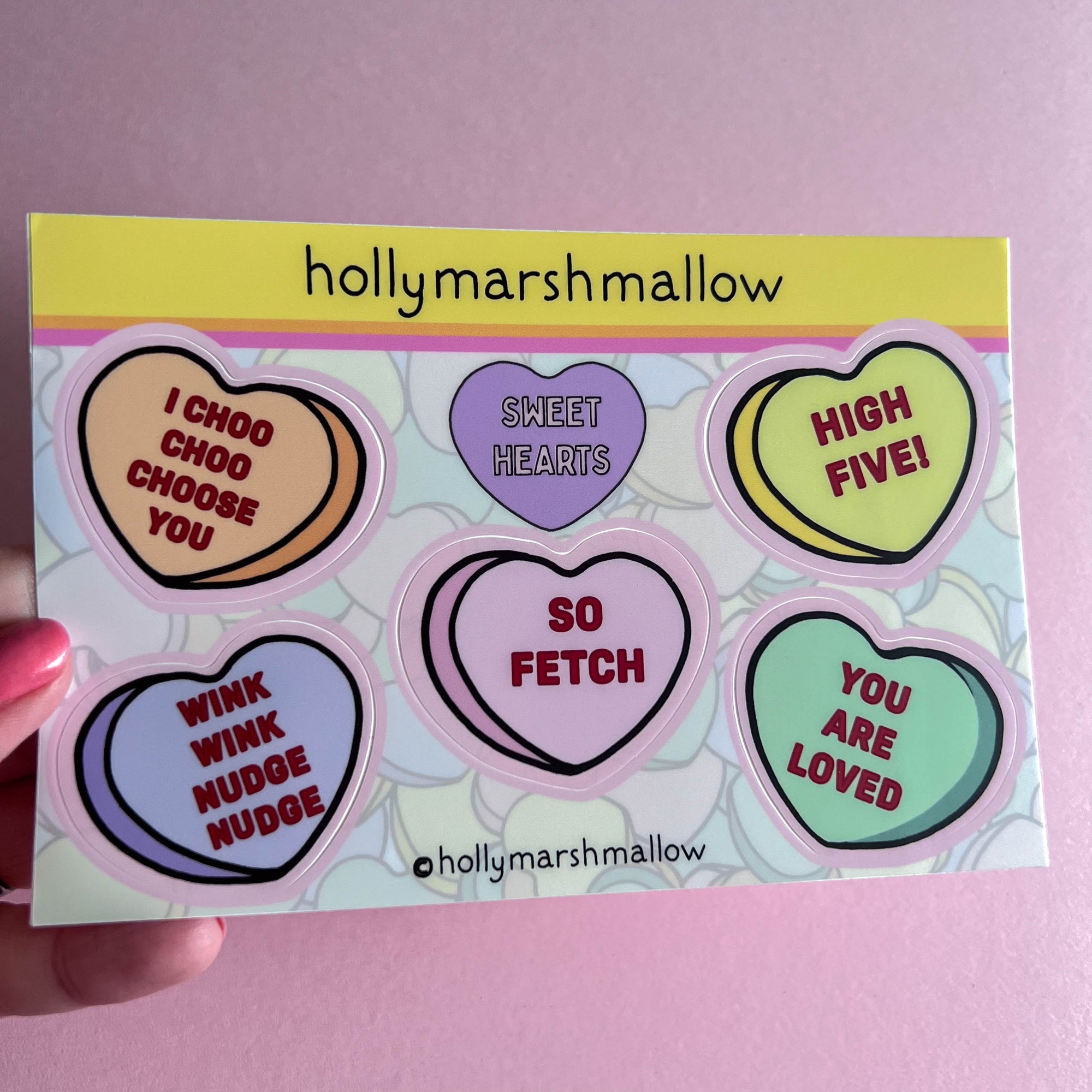 Sweet Hearts Sticker Sheet