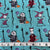 Nightmare Before Christmas Intertwined Snakes Fabric - Out of Print - 1 Yard