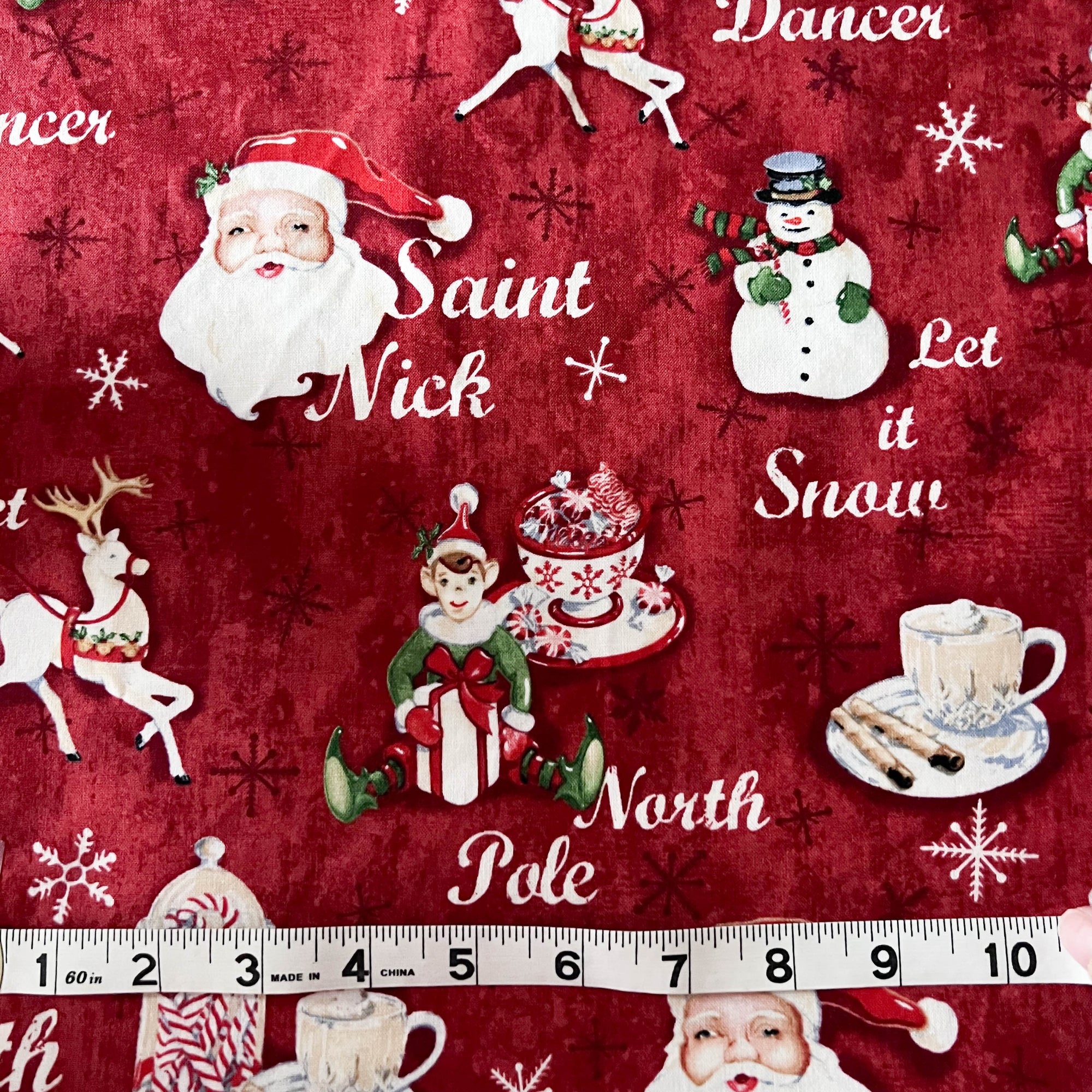 Home for the Holidays by Paul Brent - Red Rooster Fabrics - Out of Print - 1 Yard