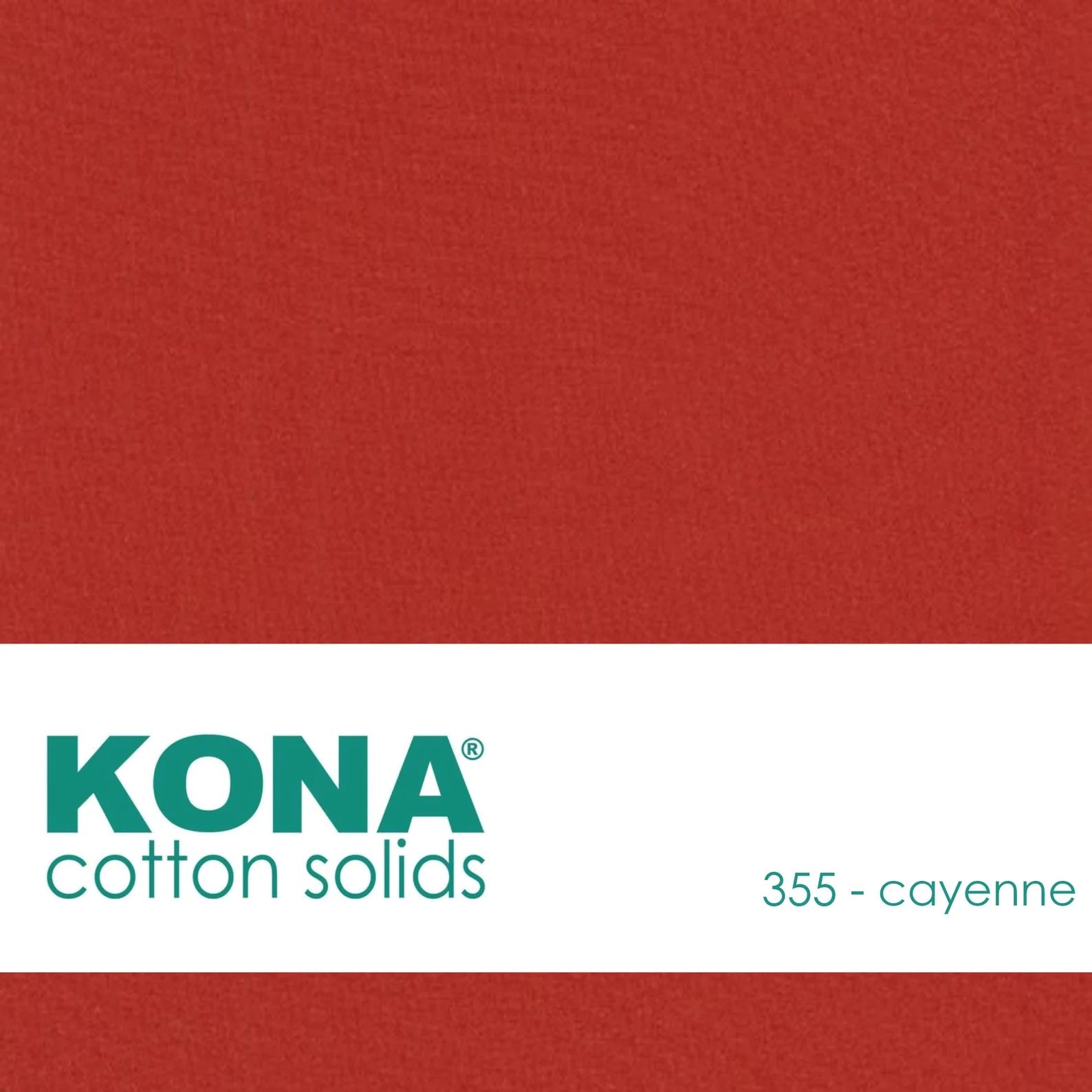 Kona Cotton Solid Fabric in Cayenne