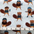 Burly Beavers Cotton Fabric - Andie Hanna - Fabric by the Yard - Out of Print