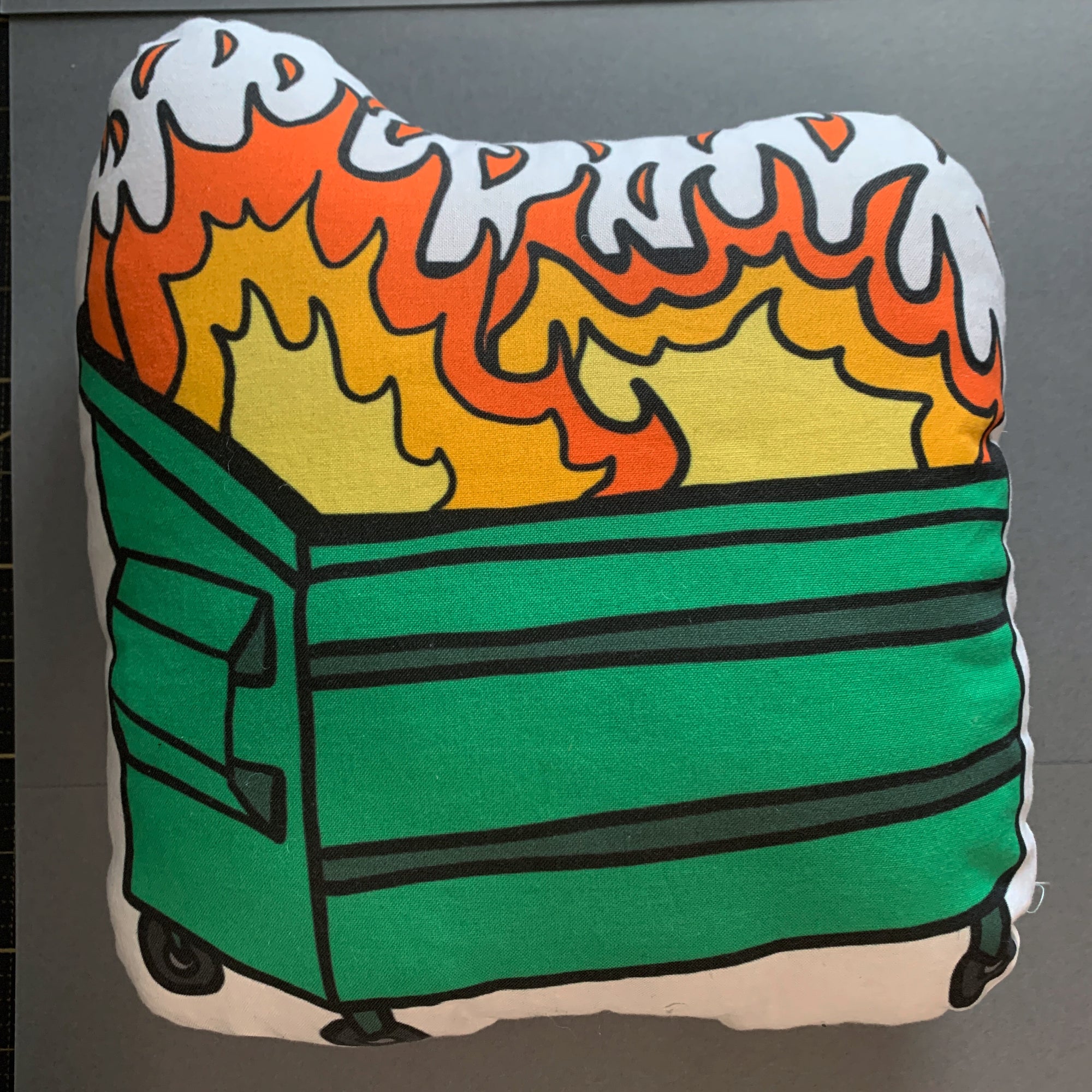 Dumpster Fire Plushie DIY Kit
