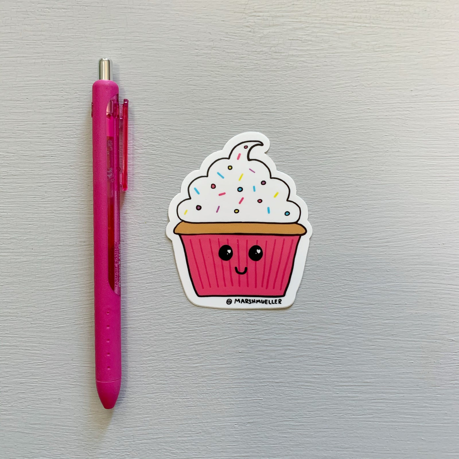 Cute Cupcake Sticker